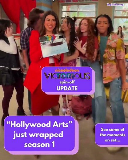 Class dismissed! Season 1 of “Hollywood Arts” has wrapped 🎬 Watch for bts moments 💜