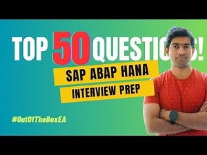 Top 50 SAP ABAP HANA Interview Questions & Answers! #abap #hana #interview
