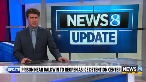 Prison near Baldwin to open as ICE detention center