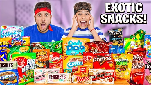 Eating The Most EXOTIC SNACKS in the World! | The Royalty Family