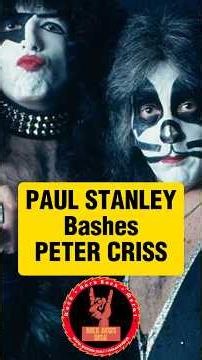 Paul Stanley Bashes Peter Criss KISS #kiss #classicrock #70smusic