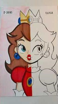 Coloring character with inverted colors #drawing #colors