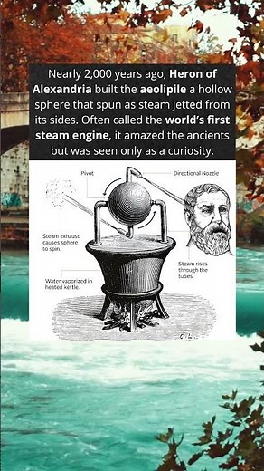 The Aeolipile World’s First Steam Engine ⚙️🔥