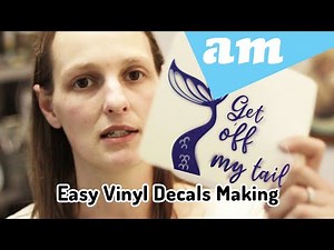 Really Easy Vinyl Decals Making, Step by Step Guide VinylCut Software and V-Smart Vinyl Cutter Howto
