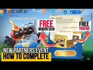 How to Complete New event | Join Partners Project | Free minion Skin! [Honor of kings]