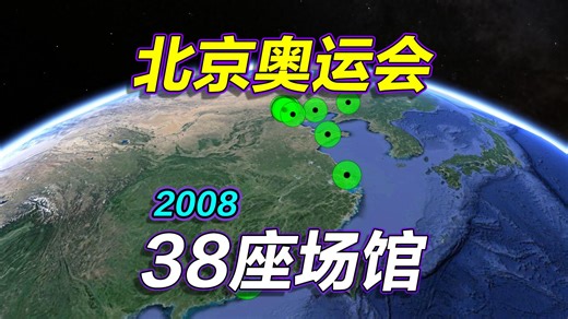 奥运记忆，2008北京奥运会38座场馆，6座协办城市！