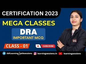 DRA LIVE MEGA CLASS #1 | DEBT RECOVERY AGENT | CERTIFICATION EXAM | IIBF EXAM 2023