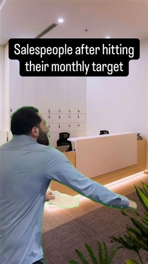 POV You just hit your target #sales #techsales #salesjobs