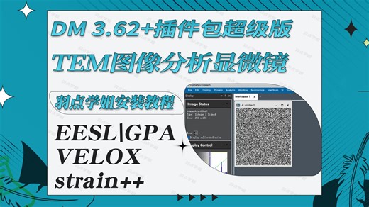 GMS-Digitalmicrograph3.62 EELS GPA插件 电子显微镜实验控