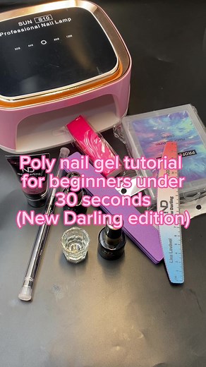 Poly Nail Gel Tutorial for Beginners: Under 30 Seconds ⏰