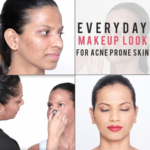 3.5M views · 2.6K reactions | Learn how to cover your acne & textured skin in a few simple steps with our makeup expert, Pallavi Symons! | Glamrs | Facebook