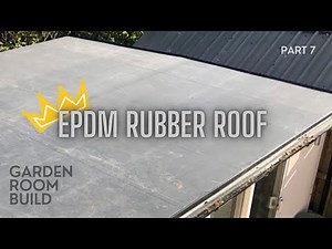 Installing a rubber Roof - is this the future
