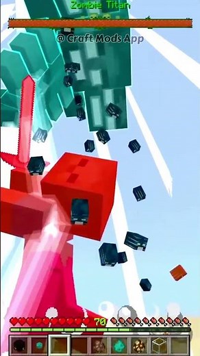 V5 Titan Mobs ADDON in Minecraft Bedrock Edition [Showcase] by Craft Mods! #minecraft #shorts #addon