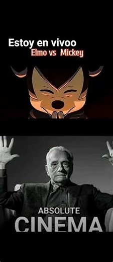 elmo vs mickey #humor #peleador #shorts #cinema