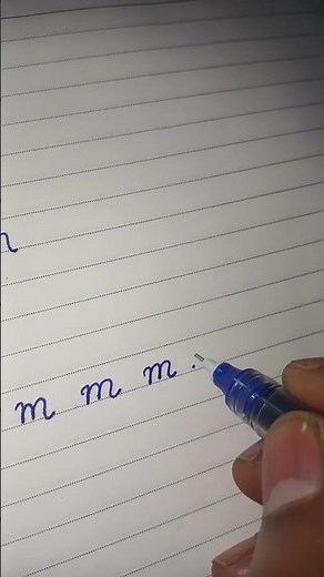 Small letter "m" #cursiveletters #handwriting #lowercase #smallcase #englishwriting