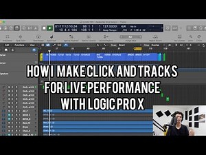 How I Create Click And Tracks For Live Use With Logic Pro X!