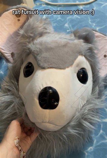 Innovative Rat Fursuit Design with Enhanced Vision