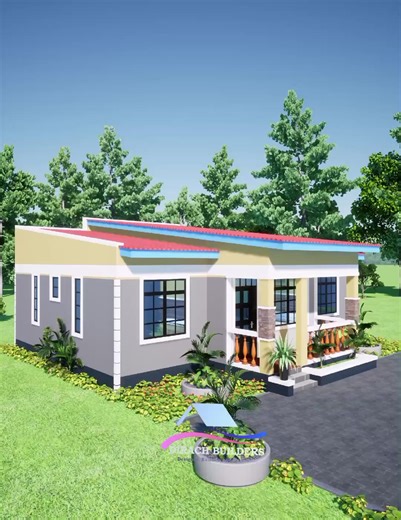 Simple and Economical 3 Bedroom House Design