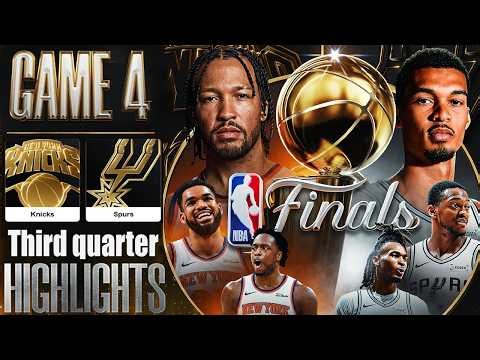 San Antonio Spurs Vs New York Knicks 3RD Game 4 Highlights - June 10,2026 | NBA - FINALS