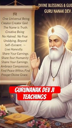 GuruNanak Dev ji teachings