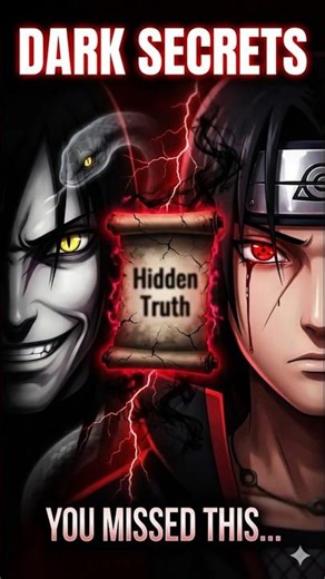Itachi & Orochimaru’s Dark Truths… Naruto Got DISTURBING 😳 #naruto #anime #bouncingball