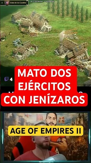 👉 1v2 with JANISSARIES… I DESTROY TWO ARMIES 🔥 AoE2