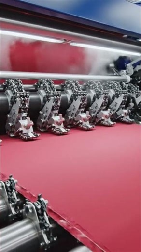 How your clothes start their journey 🔴 #textileindustry #textilefinishing