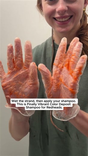 Redheads, don’t skip this step ❤️ A quick test strand makes ALL the difference!