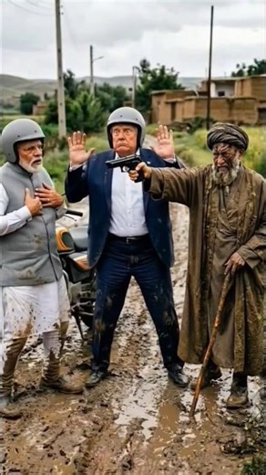 Trump, Khaminei & Modi 🔥| Global funny moments 🤣 #trend #funny #viral #memes #aivideo #shortsfeed