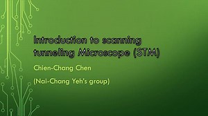 Introduction to scanning tunneling Microscope (STM) - SlideServe