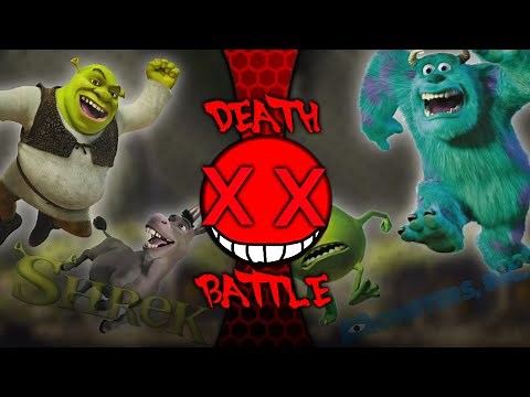 Shrek & Donkey VS Sulley & Mike (Shrek/Monster Inc) | Fan Made DEATH BATTLE Trailer S2