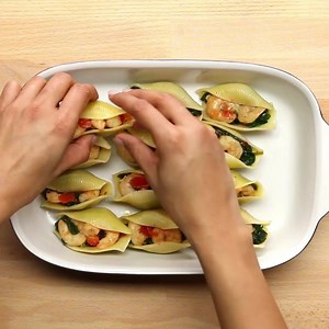 Check out Tasty and SeaPak's take on stuffed shells below | SeaPak Shrimp and Seafood