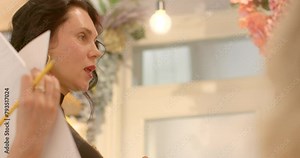 People talking. Educational meeting with female expert leading the discussion. Woman shares insights and knowledge, engaging audience with her expertise. Informal environment to open discussion.