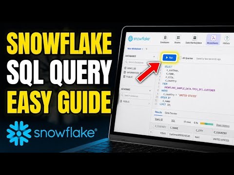 How to activate Snowflake UIs for basic SQL querying - Easy Tutorial