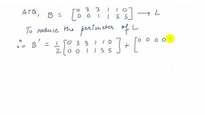 SOLVED:The figure shows the letter L in a rectangular coordinate system. GRAPH CAN'T COPY. The figure can be represented by the matrix B=[    0     3     3     1     1     0     0     0     1     1     5     5] Each column in the matrix describes a point on the letter. The order of the columns shows the direction in which a pencil must move to draw the letter. The L is completed by connecting the last point in the matrix, (0,5), to the starting point, (0,0) . Use these ideas to solve Exercises 5