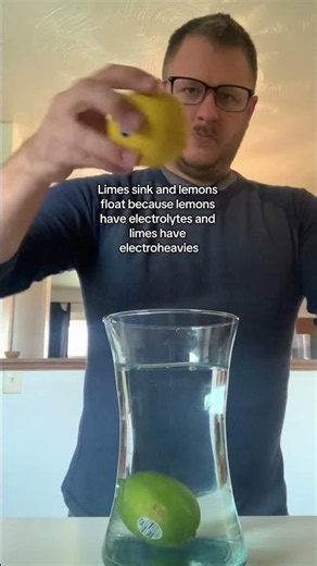 Limes Sink, Lemons Float (REAL SCIENCE EXPLAINED)