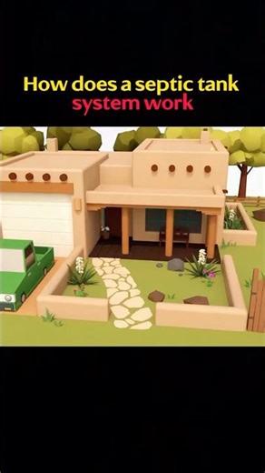 How does a septic tank system work #knowledge #science