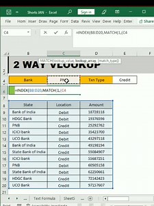 18K views · 992 reactions | 2 Way Lookup Techniques in excel | 2D vlookup formula #karandadya #excereels #exceltutorials #msexcel #excelshortcuts #vloookup #2dvlookup #exceltricks #exceltips #Excel #vlookuptips | Karan Dadya | Facebook