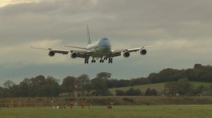COP26: President Joe Biden lands in Scotland by Air Force One