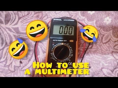 HOW TO USE A MULTIMETER CHECKING VOLT 🔋