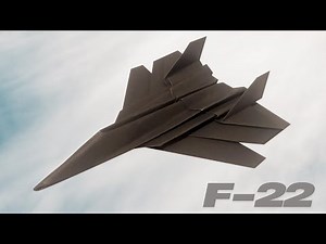 Easy Origami F22 Fighter Jet - Origami Tutorial