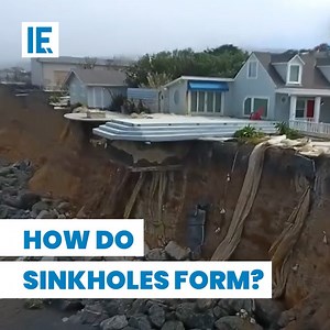 200K views · 522 reactions | Sinkholes are some of the most dangerous and terrifying natural disasters that can occur. But how exactly do they happen? | Interesting Engineering | Facebook