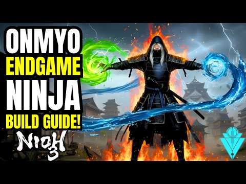 Nioh 3 GOD Tier Endgame Onmyo Ninja Build Guide!
