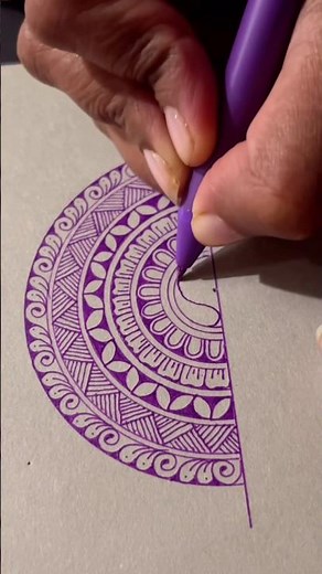 Basic mandala for beginners | Art #shorts
