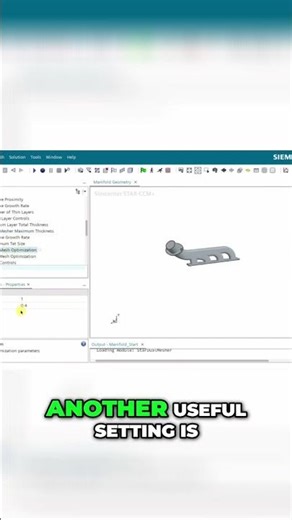 Star CCM+ Meshing: Max Thickness & Core Optimization Tips #shorts