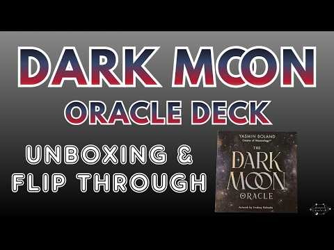 Dark Moon Oracle by Yasmin Boland 🌑 Unboxing, Flip Through & First Impressions