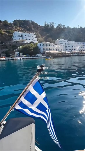 Greece whispers 🇬🇷💙🧿 on Instagram: "Nestled on the southern coast of Crete, Loutro is a hidden paradise where whitewashed houses meet the crystal-clear turquoise sea. With no road access, the village can only be reached by boat or on foot, which has helped preserve its untouched beauty and peaceful atmosphere. Life in Loutro moves at a slower pace. You can start your day swimming in the calm, glass-like waters, then enjoy fresh seafood at one of the small seaside tavernas in the afternoon. A