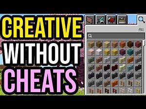 How To Get Creative Mode WITHOUT Cheats In Minecraft PS4/5, Xbox, MCPE, Switch & Bedrock!