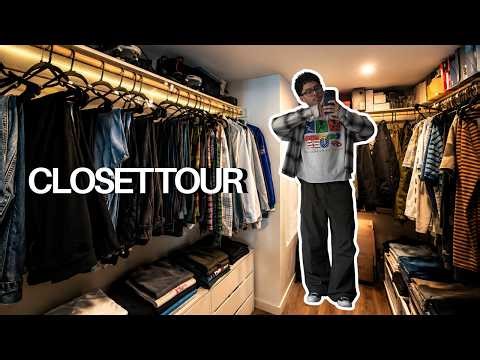 MY CURRENT CLOSET SET UP - I'M SELLING EVERYTHING! ( Sneakers / Clothing )