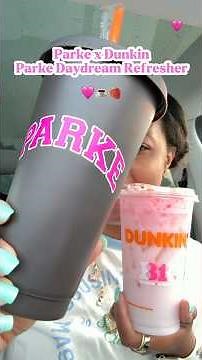 Parke x Dunkin Daydream Refresher is so tasty, sweet and refreshing!! #dunkin #parke